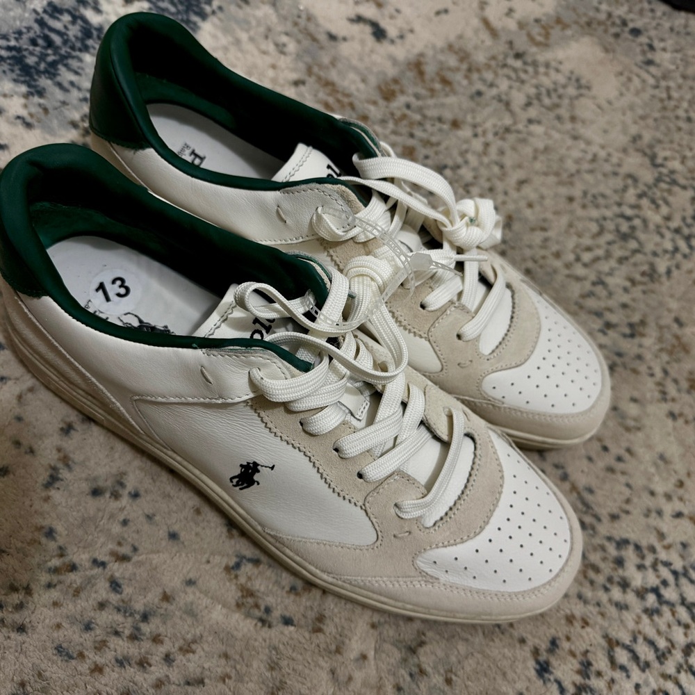 Men's leather Polo by Ralph Lauren Sneakers
